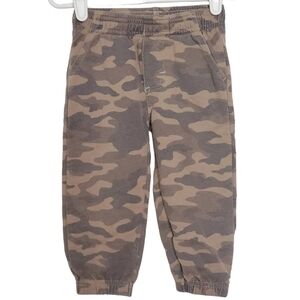 K1053 * Timberland Boys Camo Sweatpants Tan Brown Size 18M